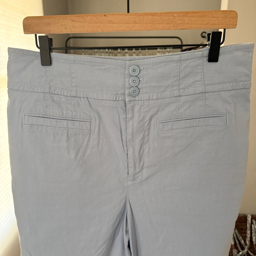 Anthropologie Maeve The Olive High Rise Cropped Flare - Picture 3 of 7